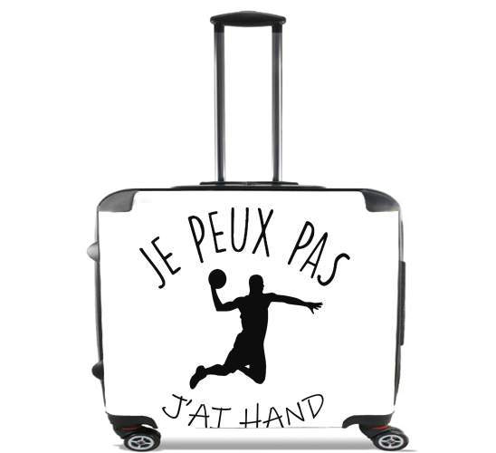  Je peux pas jai handball for Wheeled bag cabin luggage suitcase trolley 17" laptop