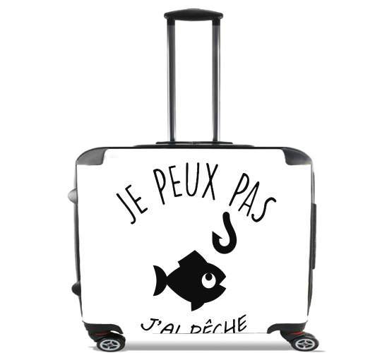  Je peux pas jai peche for Wheeled bag cabin luggage suitcase trolley 17" laptop