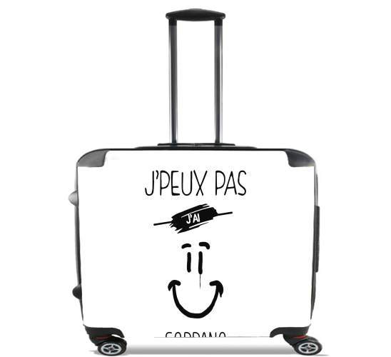 Je peux pas jai soprano Clown for Wheeled bag cabin luggage suitcase trolley 17" laptop