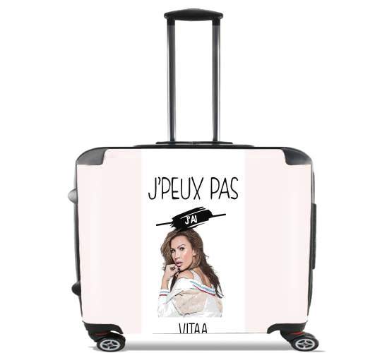  Je peux pas jai Vitaa for Wheeled bag cabin luggage suitcase trolley 17" laptop
