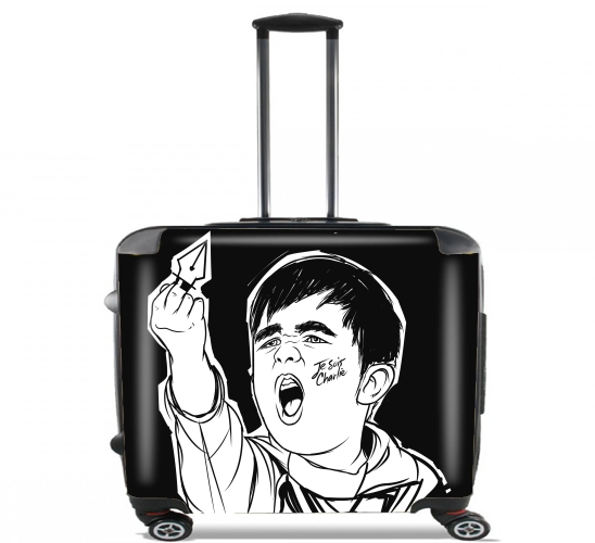  Je Suis Charlie for Wheeled bag cabin luggage suitcase trolley 17" laptop