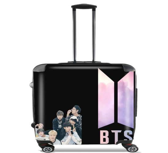  K-pop BTS Bangtan Boys for Wheeled bag cabin luggage suitcase trolley 17" laptop