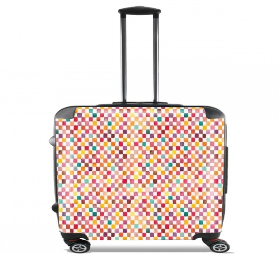 Klee Pattern for Wheeled bag cabin luggage suitcase trolley 17" laptop