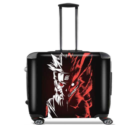  Kyubi x Naruto Angry for Wheeled bag cabin luggage suitcase trolley 17" laptop