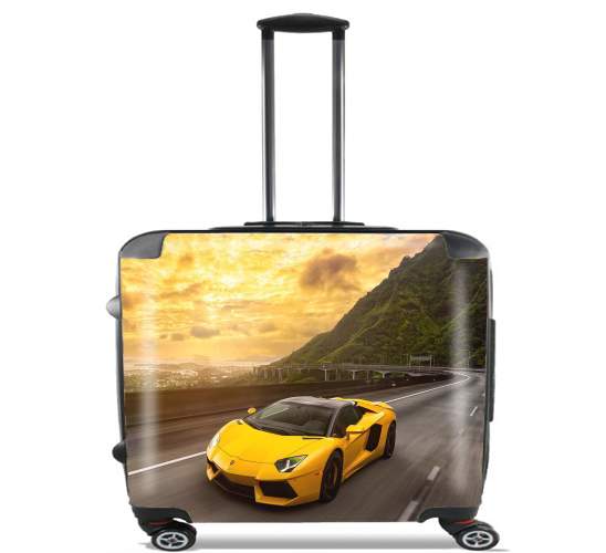  lamborghini for Wheeled bag cabin luggage suitcase trolley 17" laptop