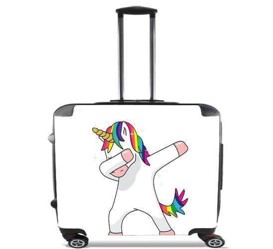  Dance unicorn DAB for Wheeled bag cabin luggage suitcase trolley 17" laptop