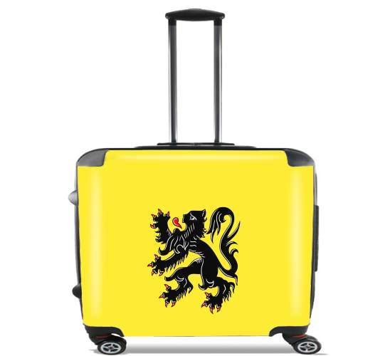  Lion des flandres for Wheeled bag cabin luggage suitcase trolley 17" laptop