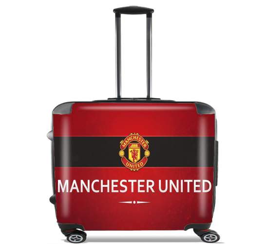  Manchester United for Wheeled bag cabin luggage suitcase trolley 17" laptop