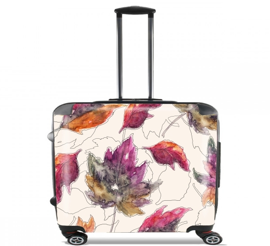  Maple Pattern for Wheeled bag cabin luggage suitcase trolley 17" laptop