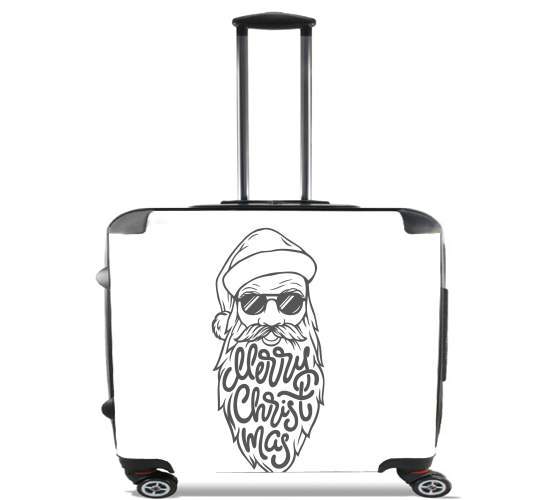  Merry Christmas COOL for Wheeled bag cabin luggage suitcase trolley 17" laptop