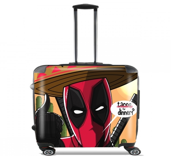  Mexican Deadpool for Wheeled bag cabin luggage suitcase trolley 17" laptop