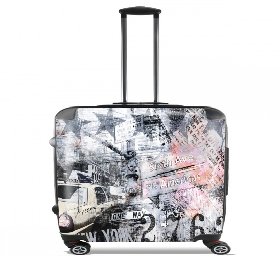 New York 2 for Wheeled bag cabin luggage suitcase trolley 17" laptop