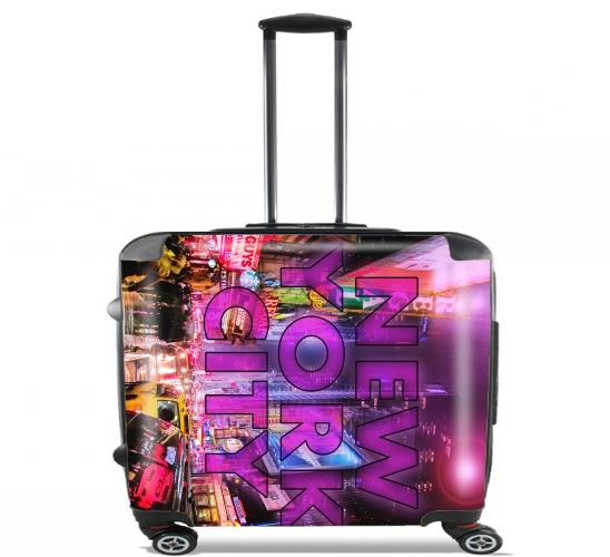  New York City - Broadway Color for Wheeled bag cabin luggage suitcase trolley 17" laptop
