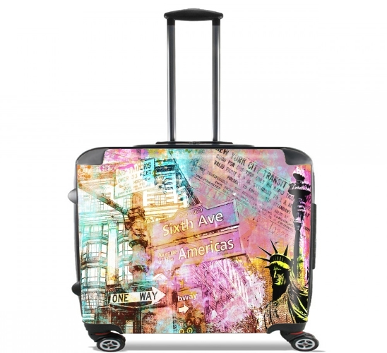  New York Liberty for Wheeled bag cabin luggage suitcase trolley 17" laptop