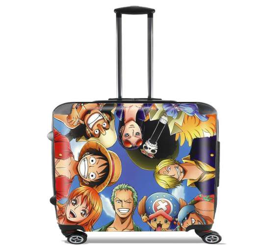  One Piece CREW for Wheeled bag cabin luggage suitcase trolley 17" laptop