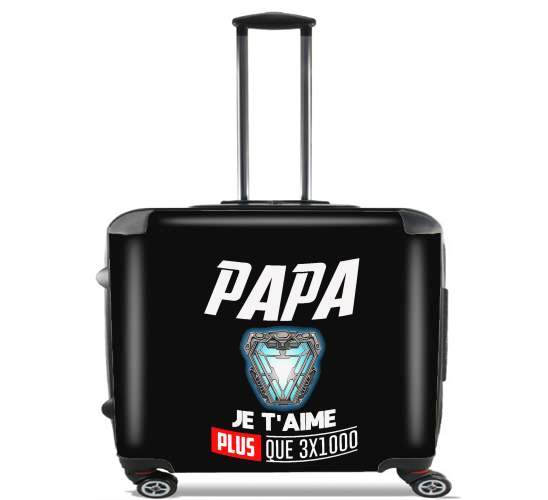  Papa je taime plus que 3x1000 for Wheeled bag cabin luggage suitcase trolley 17" laptop