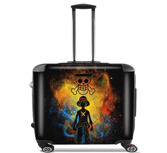  Pirate Art for Wheeled bag cabin luggage suitcase trolley 17" laptop