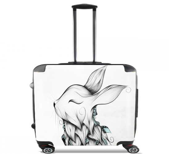  Poetic Rabbit  for Wheeled bag cabin luggage suitcase trolley 17" laptop