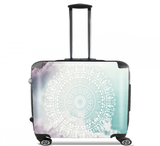  RAINBOW CHIC MANDALA for Wheeled bag cabin luggage suitcase trolley 17" laptop