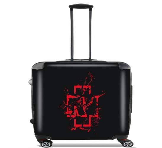  Rammstein for Wheeled bag cabin luggage suitcase trolley 17" laptop