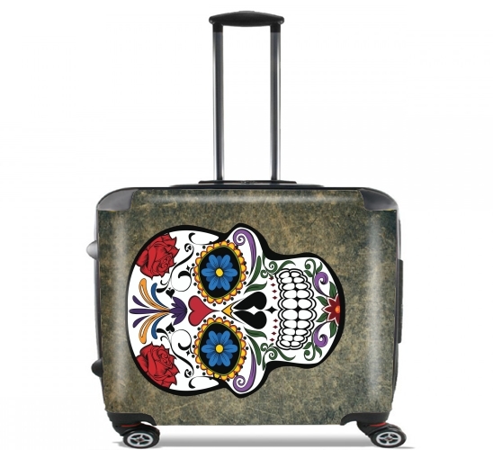  Skull for Wheeled bag cabin luggage suitcase trolley 17" laptop