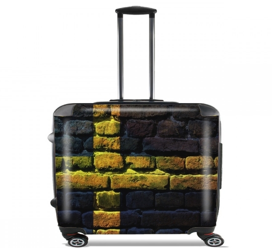 Sweden Brickwall for Wheeled bag cabin luggage suitcase trolley 17" laptop