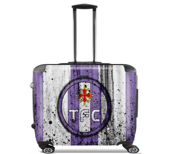  Toulouse Football Club Maillot for Wheeled bag cabin luggage suitcase trolley 17" laptop