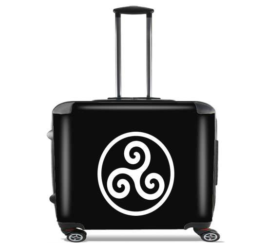  Triskel Symbole for Wheeled bag cabin luggage suitcase trolley 17" laptop