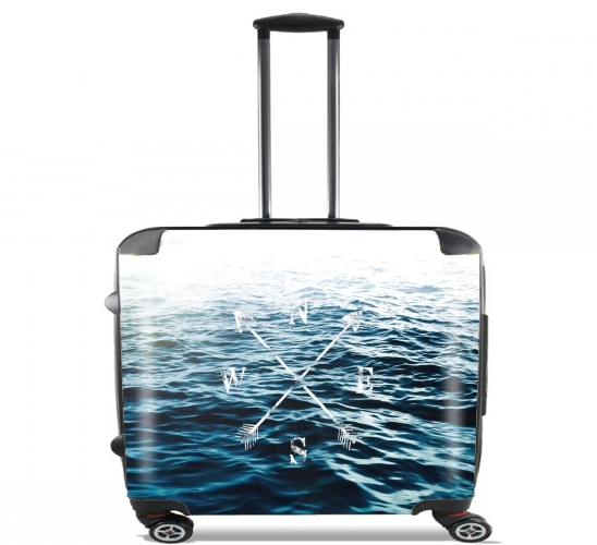  Winds of the Sea for Wheeled bag cabin luggage suitcase trolley 17" laptop