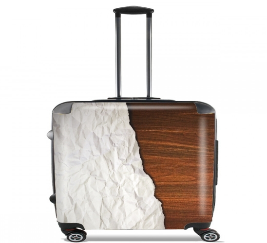  Wooden Crumbled Paper for Wheeled bag cabin luggage suitcase trolley 17" laptop