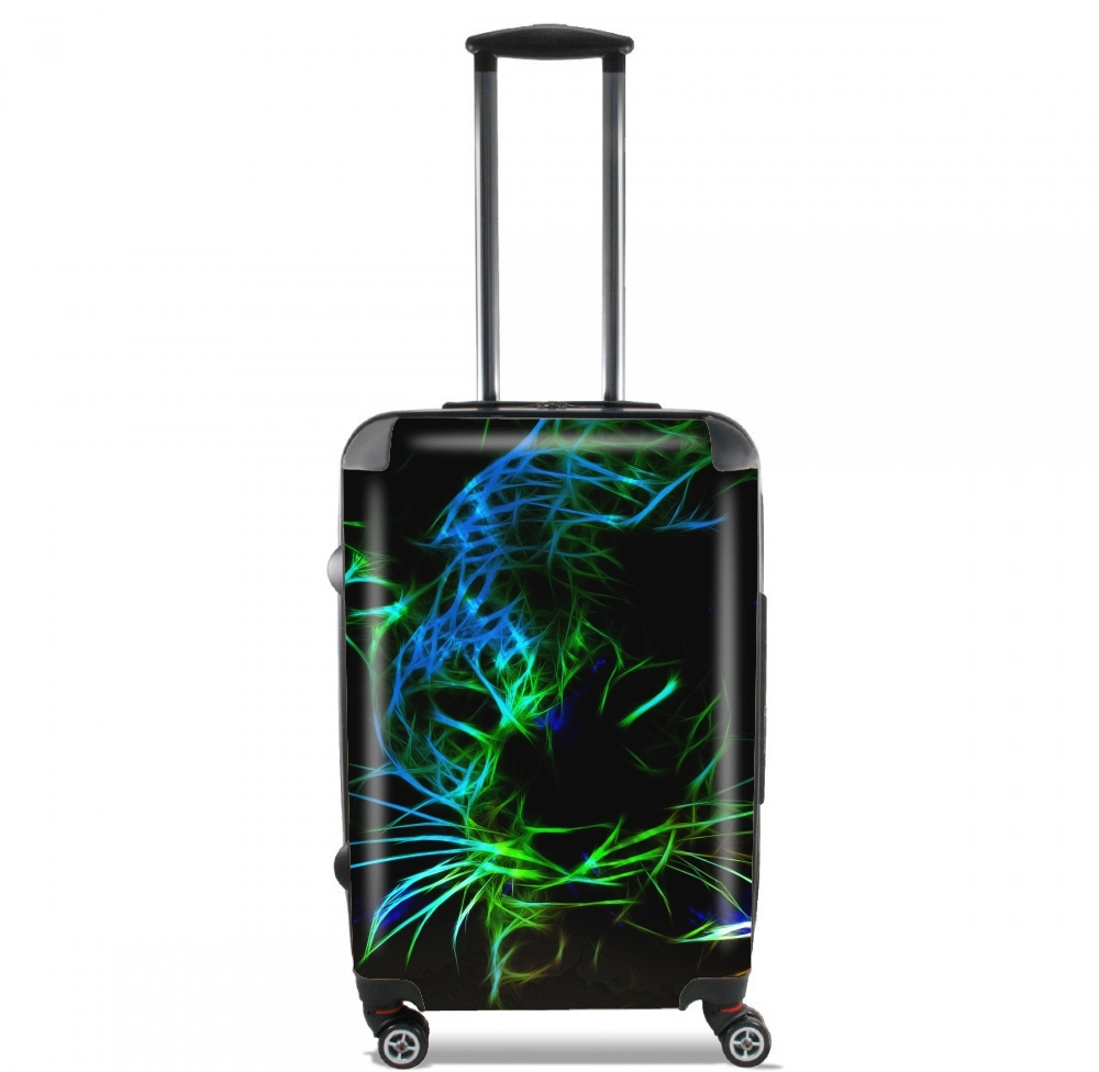  Abstract neon Leopard for Lightweight Hand Luggage Bag - Cabin Baggage