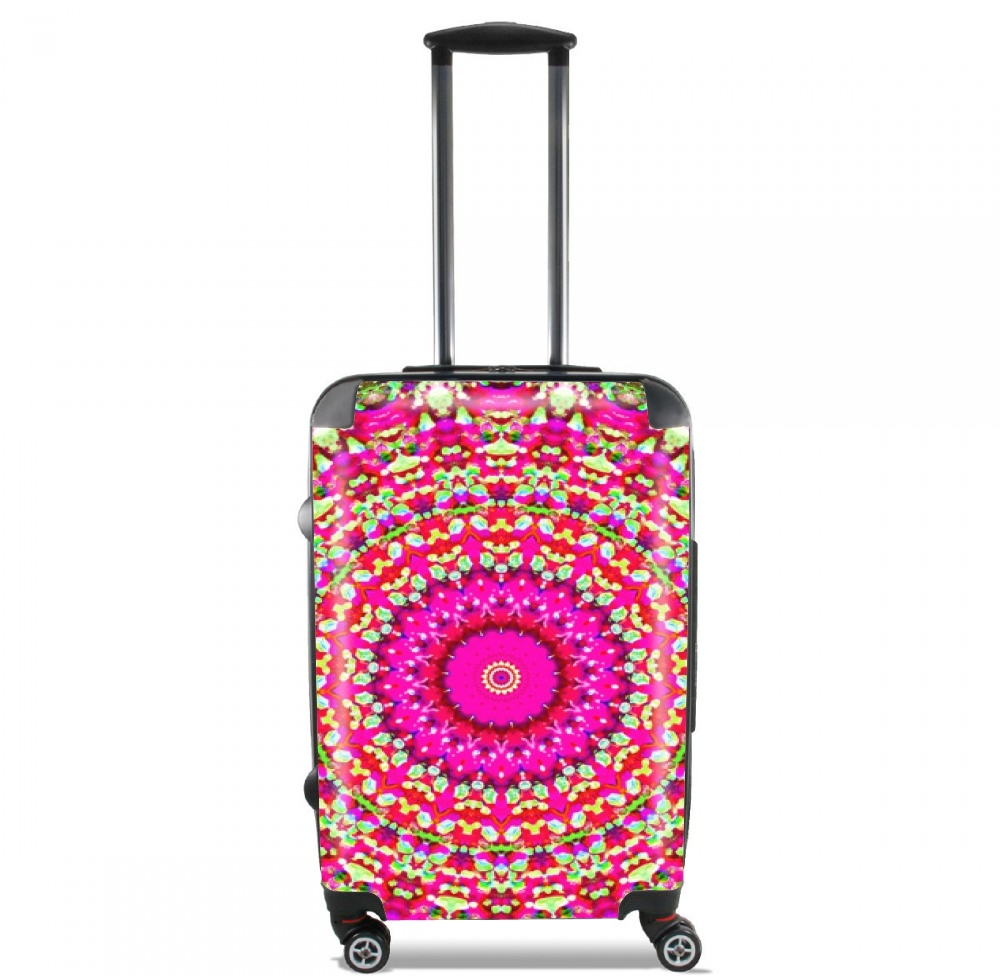  Arabesque Neon Green and Pink for Lightweight Hand Luggage Bag - Cabin Baggage