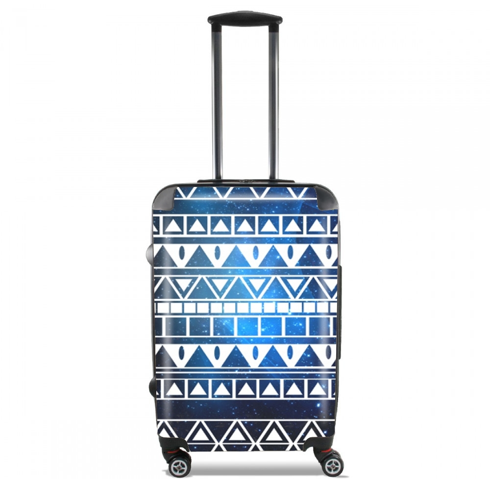  Tribal Aztec Pattern Blue for Lightweight Hand Luggage Bag - Cabin Baggage