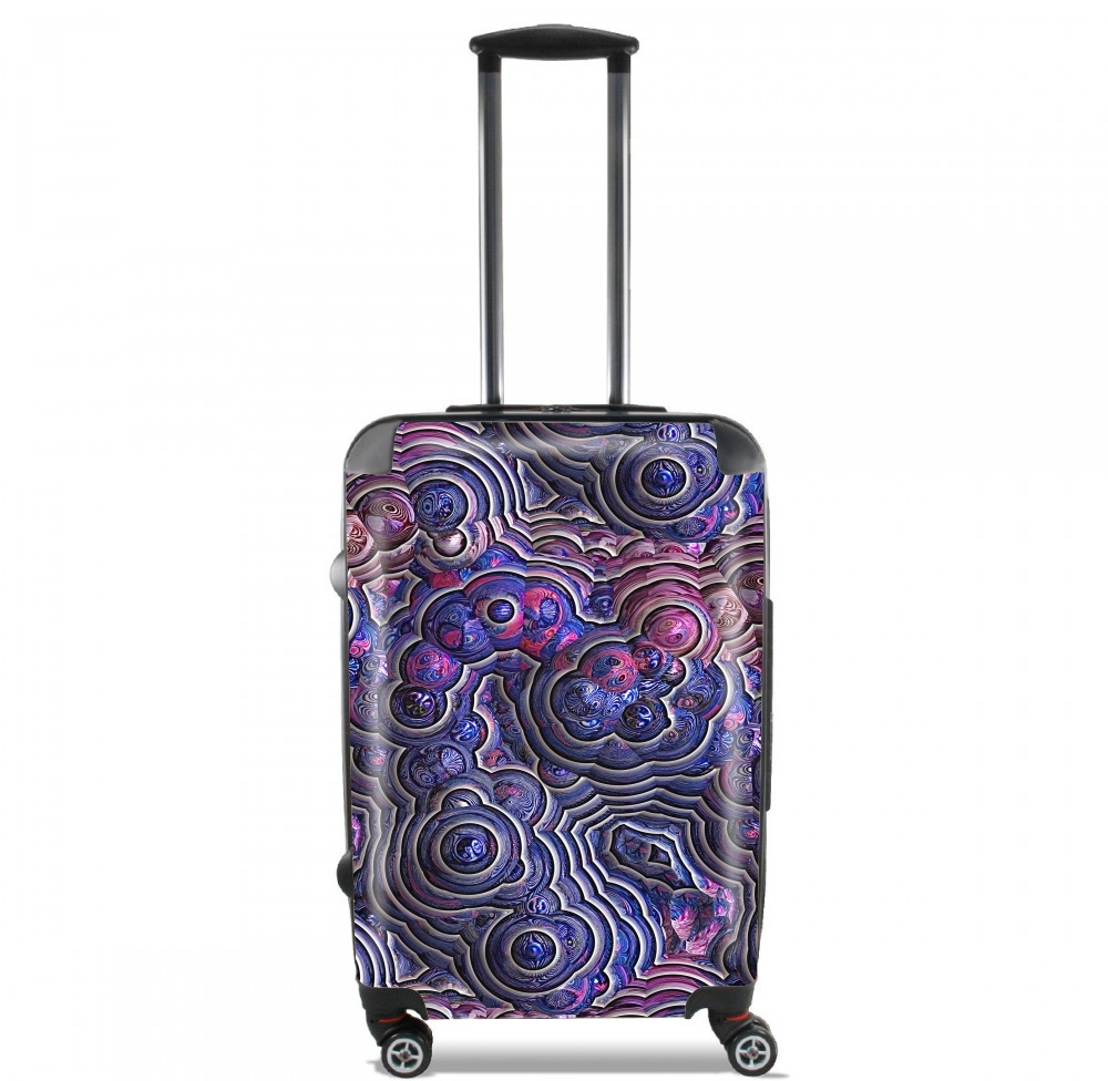  Blue pink bubble cells pattern for Lightweight Hand Luggage Bag - Cabin Baggage