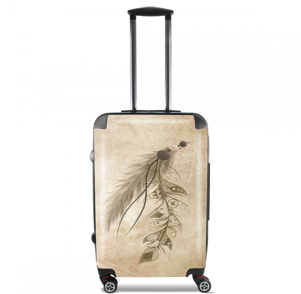  Boho Feather for Lightweight Hand Luggage Bag - Cabin Baggage