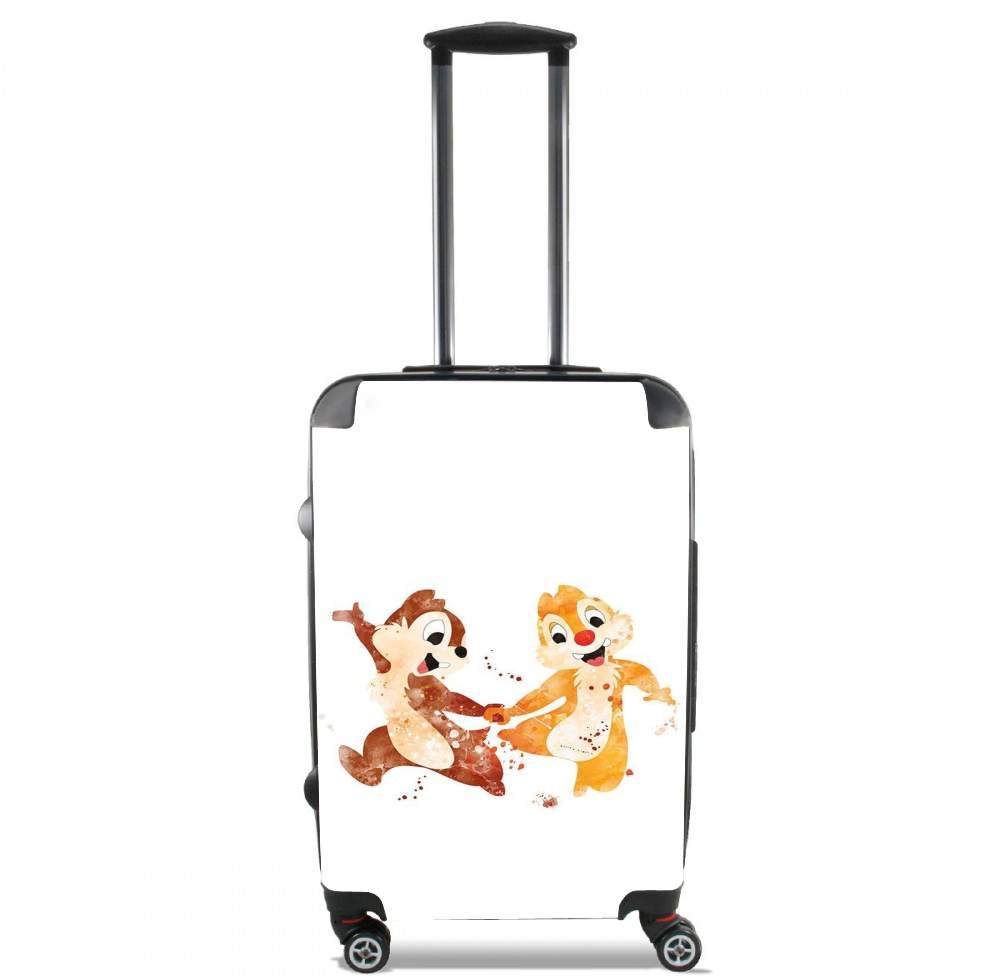  Chip And Dale Watercolor for Lightweight Hand Luggage Bag - Cabin Baggage