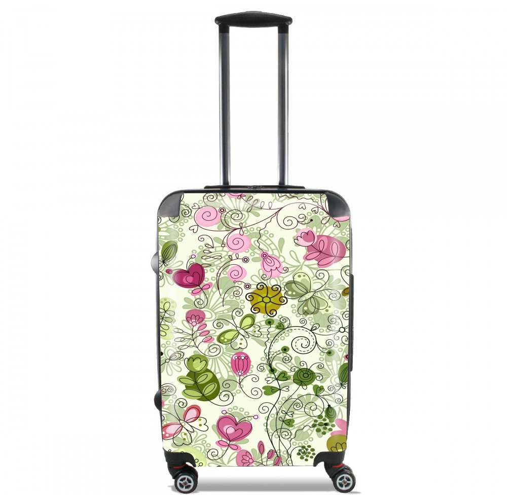  doodle flowers for Lightweight Hand Luggage Bag - Cabin Baggage