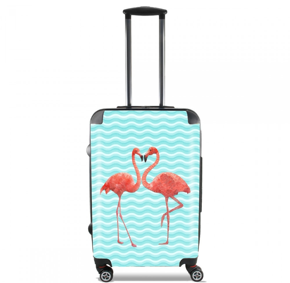 flamingo love for Lightweight Hand Luggage Bag - Cabin Baggage