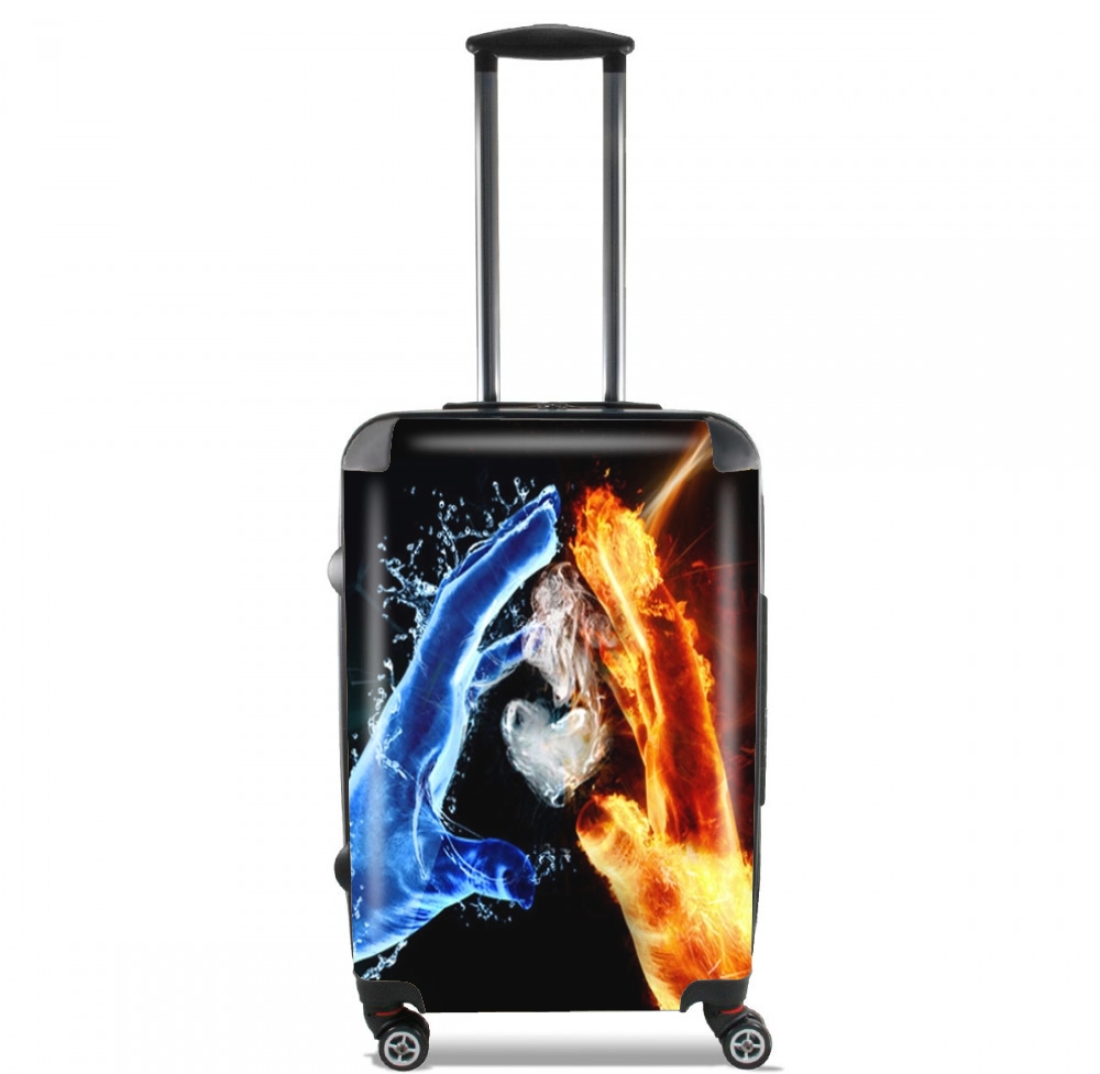  Love duet Ice and Flame for Lightweight Hand Luggage Bag - Cabin Baggage