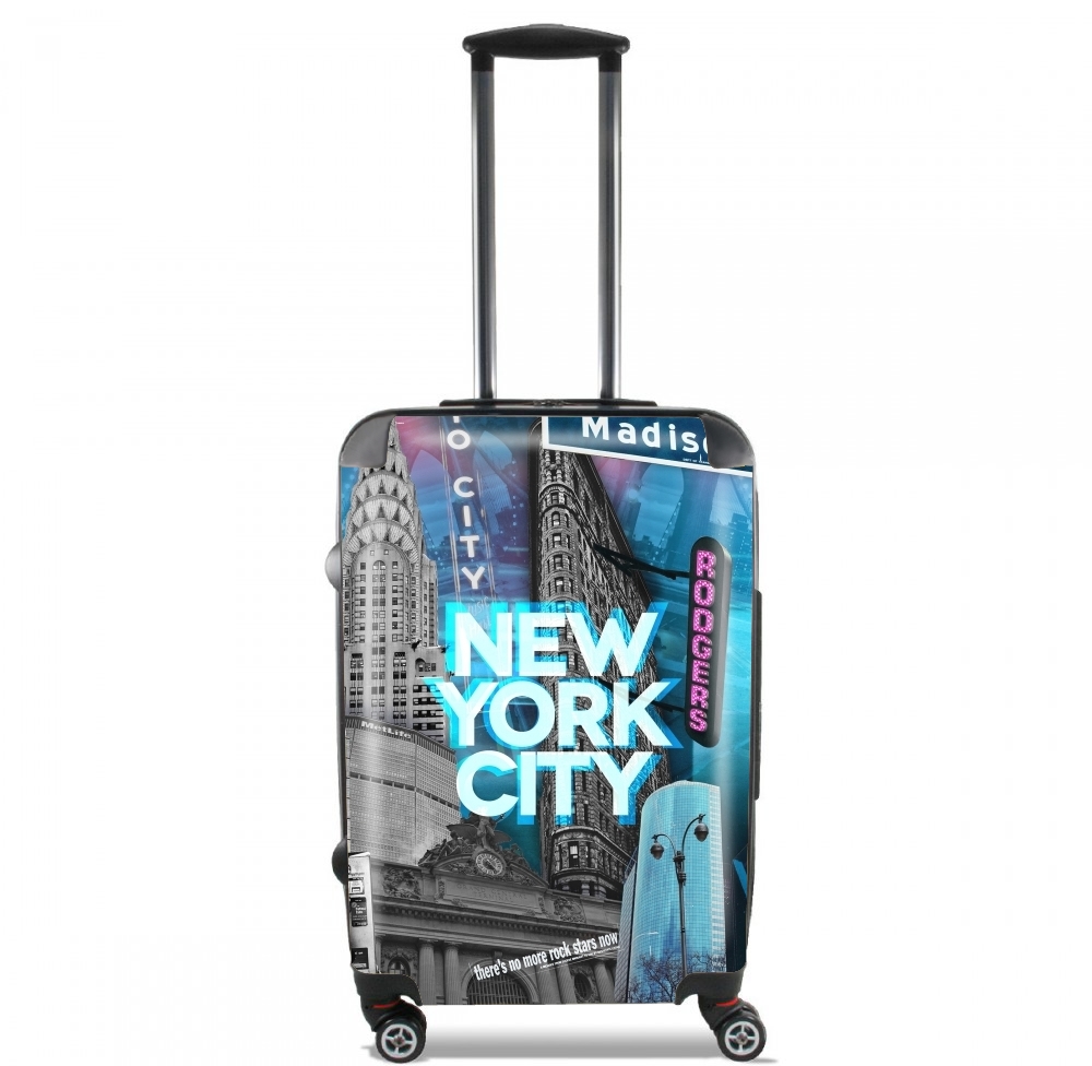  New York City II [blue] for Lightweight Hand Luggage Bag - Cabin Baggage