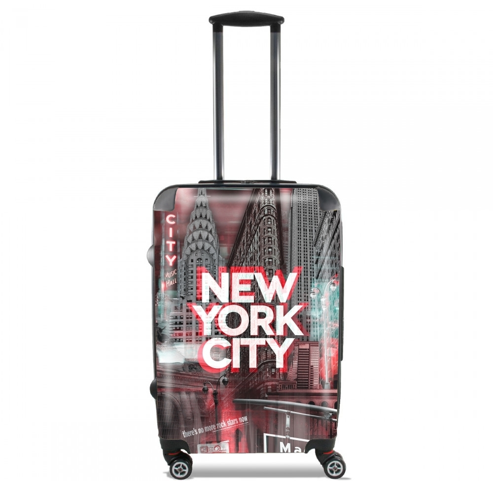  New York City II [red] for Lightweight Hand Luggage Bag - Cabin Baggage