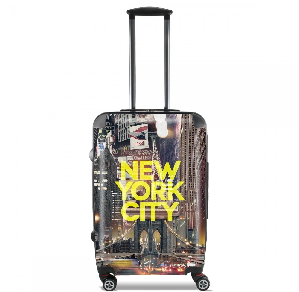  New York City II [yellow] for Lightweight Hand Luggage Bag - Cabin Baggage