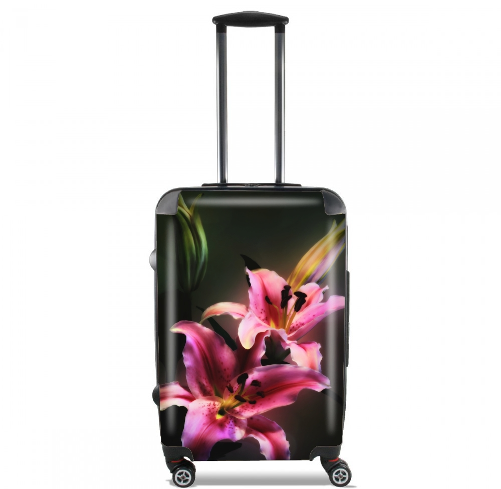  Painting Pink Stargazer Lily for Lightweight Hand Luggage Bag - Cabin Baggage