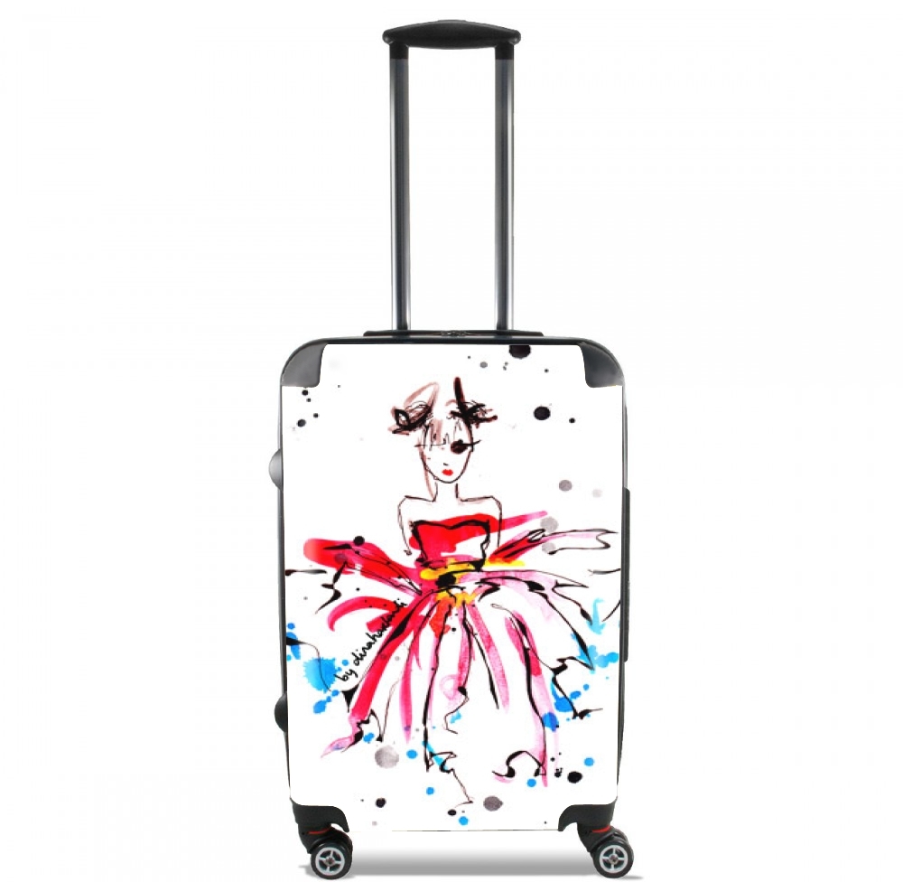  Pink Fashion Girl for Lightweight Hand Luggage Bag - Cabin Baggage