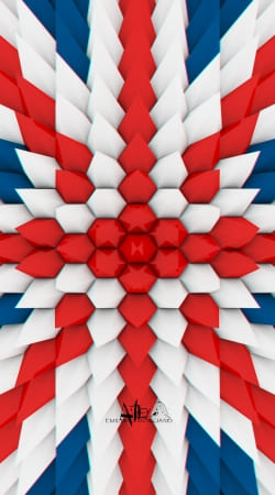 cover 3D Poly Union Jack London flag