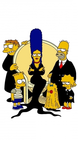 cover Adams Familly x Simpsons