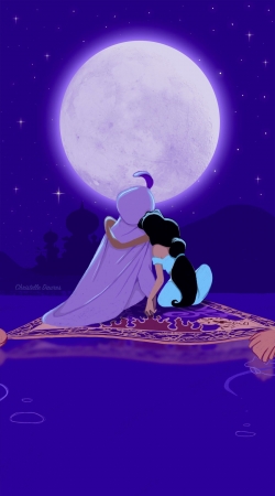 cover Aladdin x Jasmine Blue Dream One Love One Life