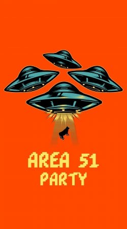 cover Area 51 Alien Party