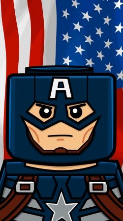 cover Bricks Captain America