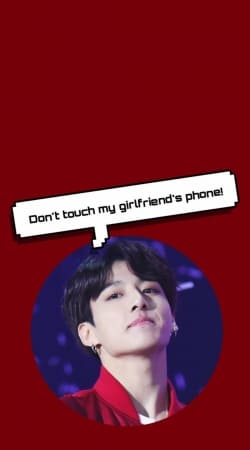 cover bts jungkook dont touch  girlfriend phone